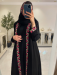 ফ্লোরাল এমব্রয়ডারি আবায়া